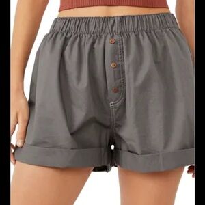 Free people Sunday morning boxer shorts nwot